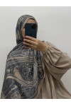 Hijab à motif mat Hijab à motif mat