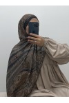 Hijab à motif mat Hijab à motif mat