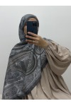 Hijab à motif mat Hijab à motif mat