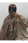 Hijab à motif mat Hijab à motif mat