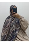 Hijab à motif mat Hijab à motif mat