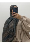Hijab à motif mat Hijab à motif mat