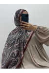 Hijab à motif mat Hijab à motif mat