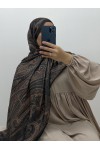 Hijab à motif mat Hijab à motif mat