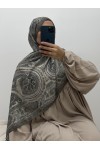 Hijab à motif mat Hijab à motif mat