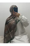 Hijab à motifs satiné Hijab à motifs satiné