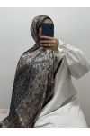 Hijab à motifs satiné Hijab à motifs satiné