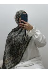 Hijab à motifs satiné Hijab à motifs satiné