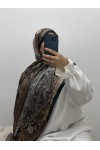 Hijab à motifs satiné Hijab à motifs satiné