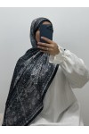 Hijab à motifs satiné Hijab à motifs satiné