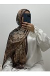 Hijab à motifs satiné Hijab à motifs satiné