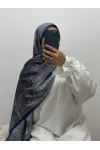 Hijab à motifs satiné Hijab à motifs satiné