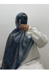 Hijab à motifs satiné Hijab à motifs satiné