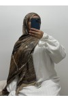 Hijab à motifs satiné Hijab à motifs satiné