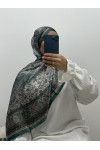 Hijab à motifs satiné Hijab à motifs satiné