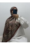 Hijab à motifs satiné Hijab à motifs satiné