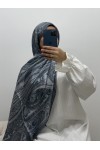 Hijab à motifs satiné Hijab à motifs satiné