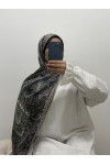 Hijab à motifs satiné Hijab à motifs satiné
