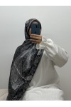 Hijab à motifs satiné Hijab à motifs satiné