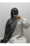 Hijab à motifs satiné Hijab à motifs satiné