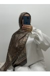 Hijab à motifs satiné Hijab à motifs satiné