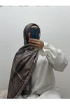 Hijab à motifs satiné Hijab à motifs satiné