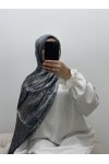 Hijab à motifs satiné Hijab à motifs satiné