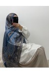 Hijab à motifs satiné Hijab à motifs satiné